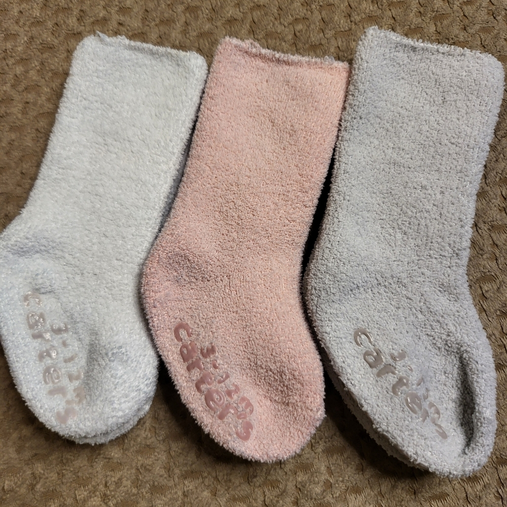 Carter's Cozy Baby Socks 3-12M
